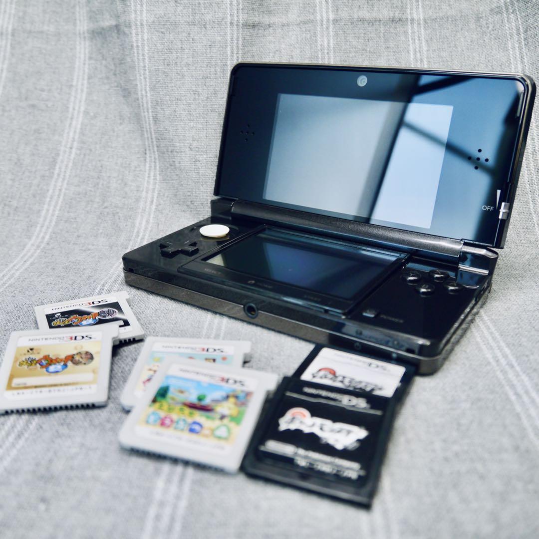 ニンテンドー3DS - NINTENDO 3DS★コスモブラック★美品★ソフトセット Amazon | ニンテンドー3DS コスモブラック【メーカー生産終了