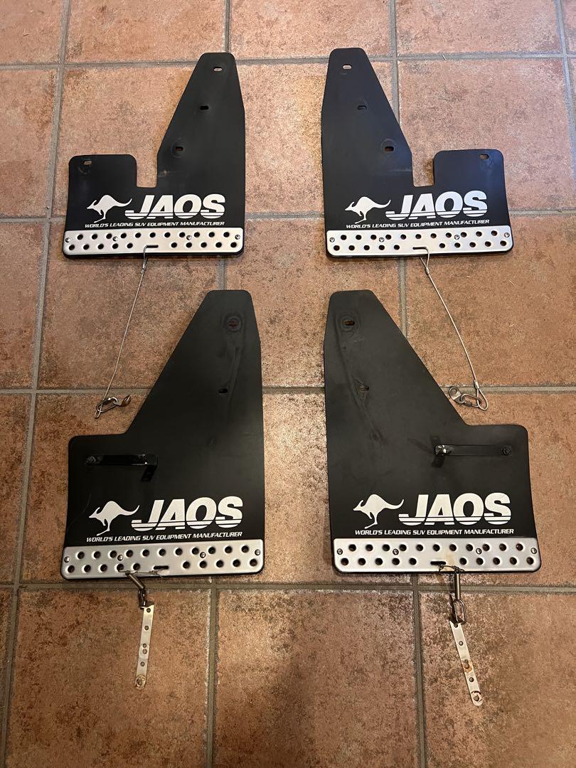 JAOS マッドガード　エクストレイルt32 新品未使用 JAOS マッドガードⅢ フロントセット ブラック エクストレイル