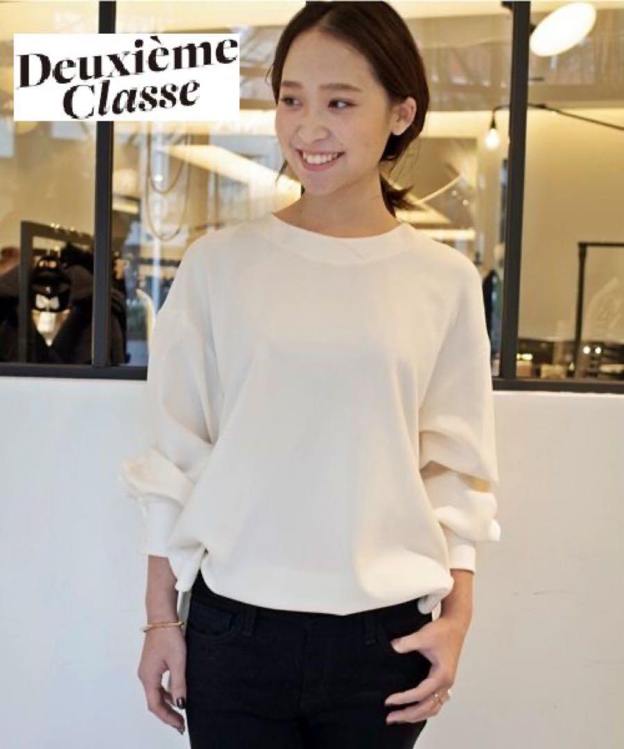 Deuxieme Classeトリアセジョーゼットオーバーブラウス 大人気！【DeuxiemeClasse 】トリアセジョーゼットオーバー