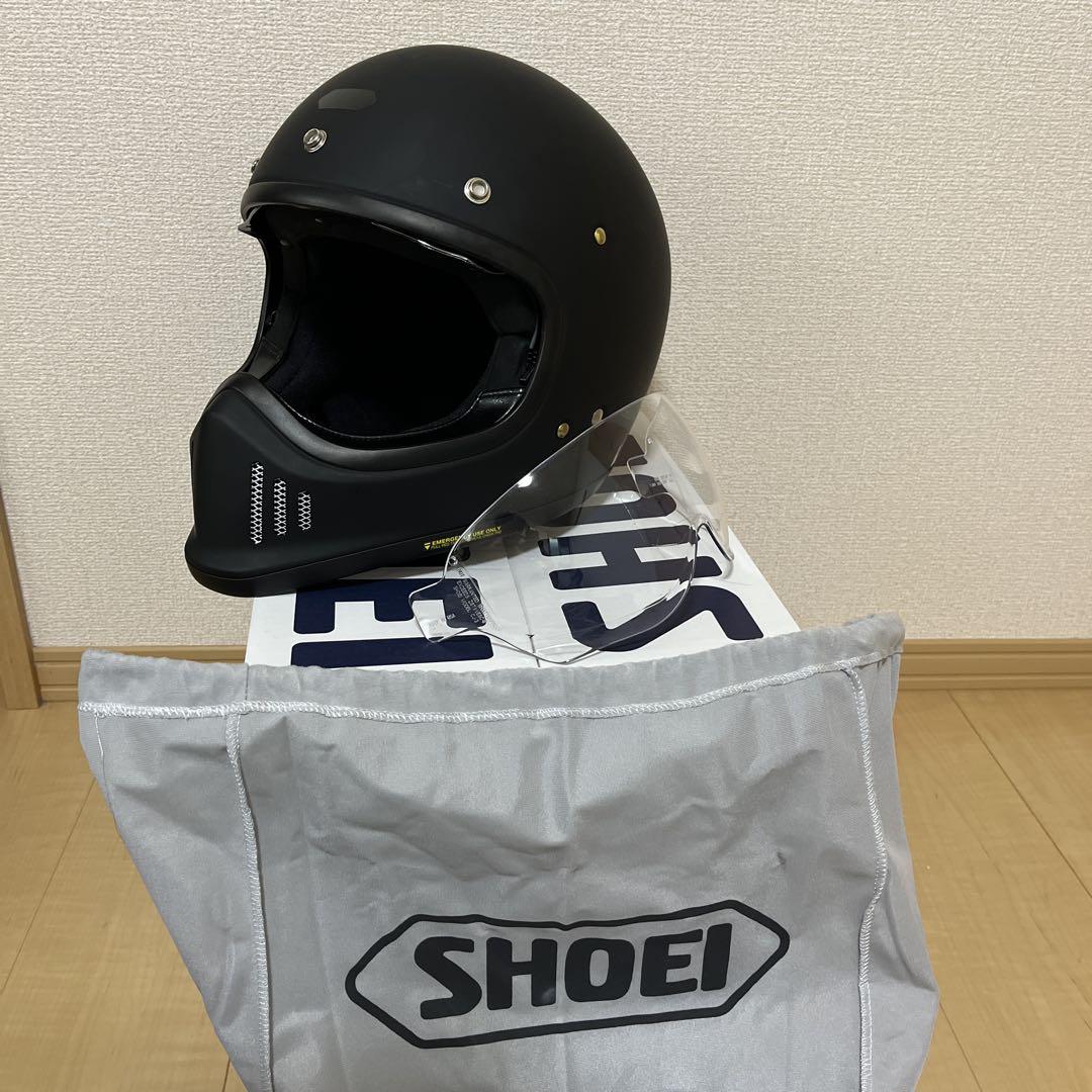 SHOEI exzeroマットブラック フルフェイスヘルメット Mサイズ