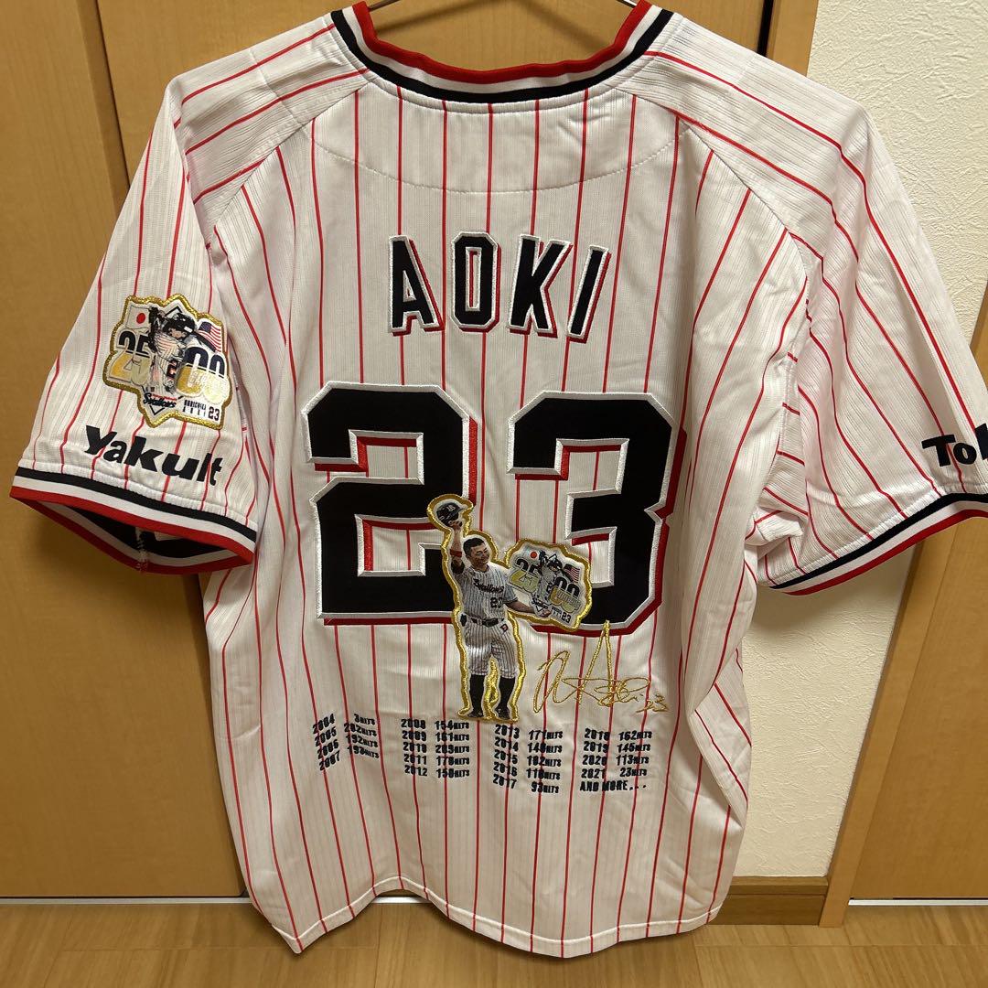 東京ヤクルトスワローズ　2500本安打記念ユニフォーム　Lサイズ 東京ヤクルトスワローズ 2500本安打記念ユニフォーム Lサイズ