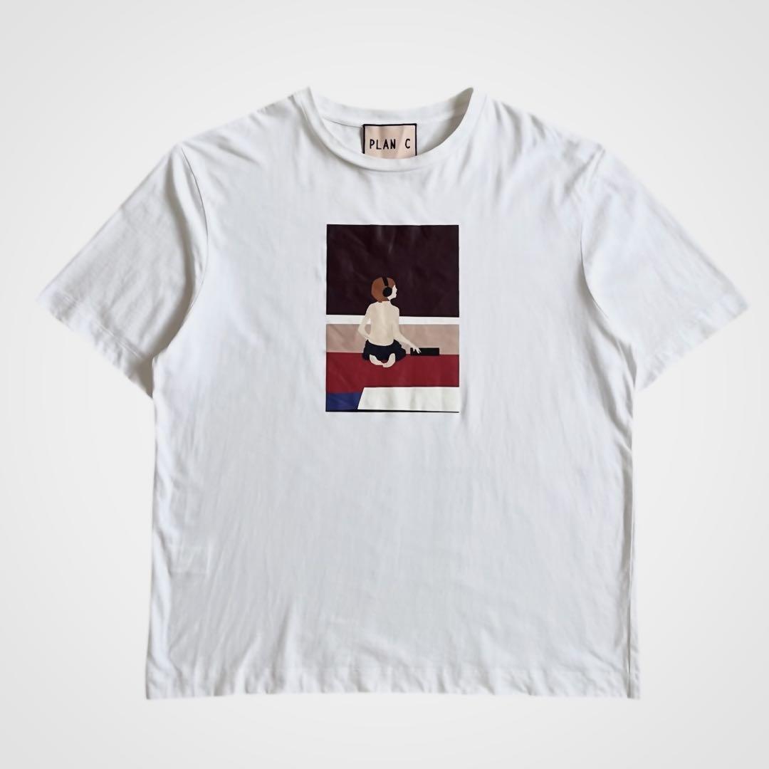 PLAN C Tシャツ XL イタリア マルニ カロリーナ プランシー ホワイト PLAN C Tシャツ XL イタリア マルニ カロリーナ プランシー