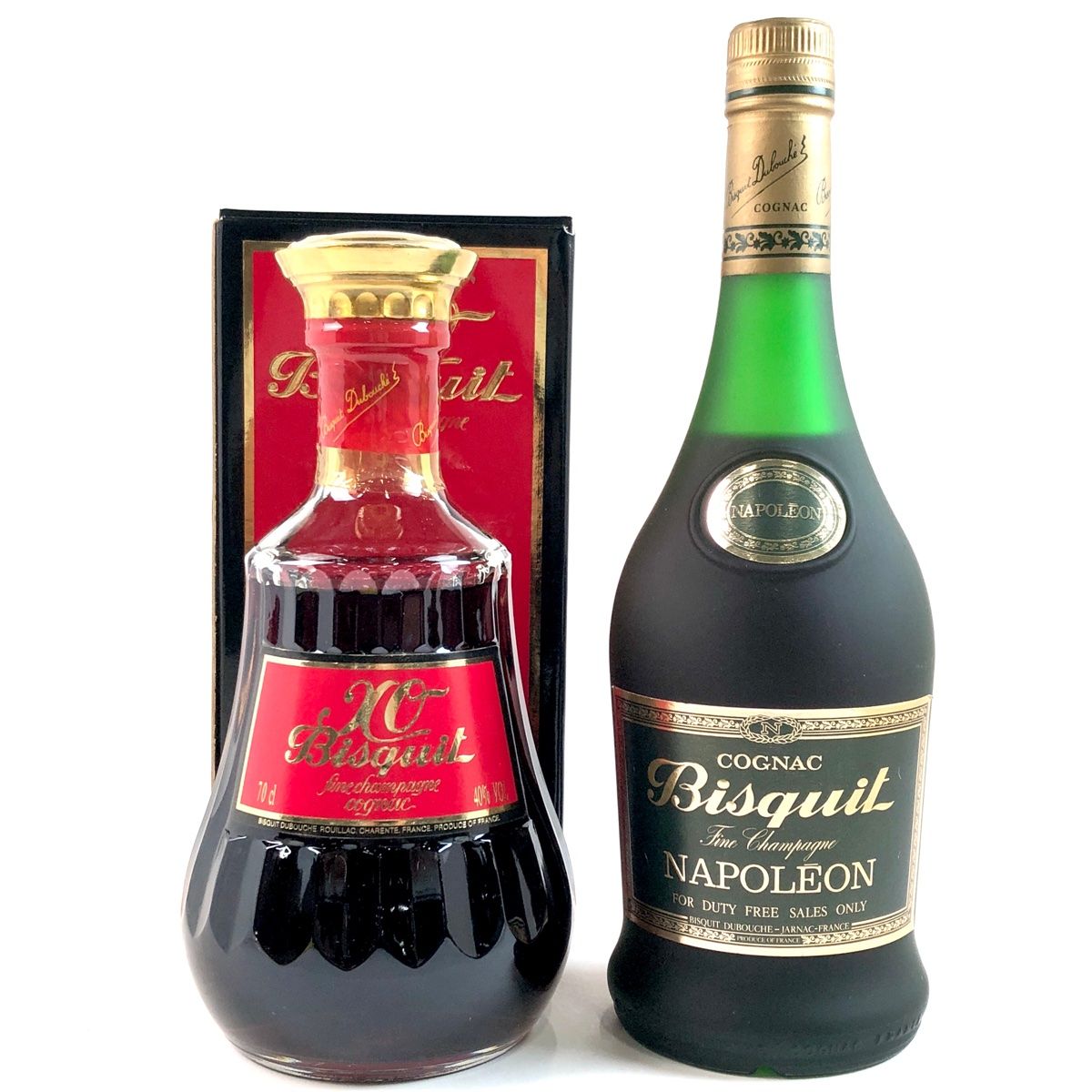 【2本】古酒 BISQUIT NAPOLEON ナポレオンブランデー コニャック 2本 ビスキー Bisquit XO ナポレオン スリムボトル 700ml