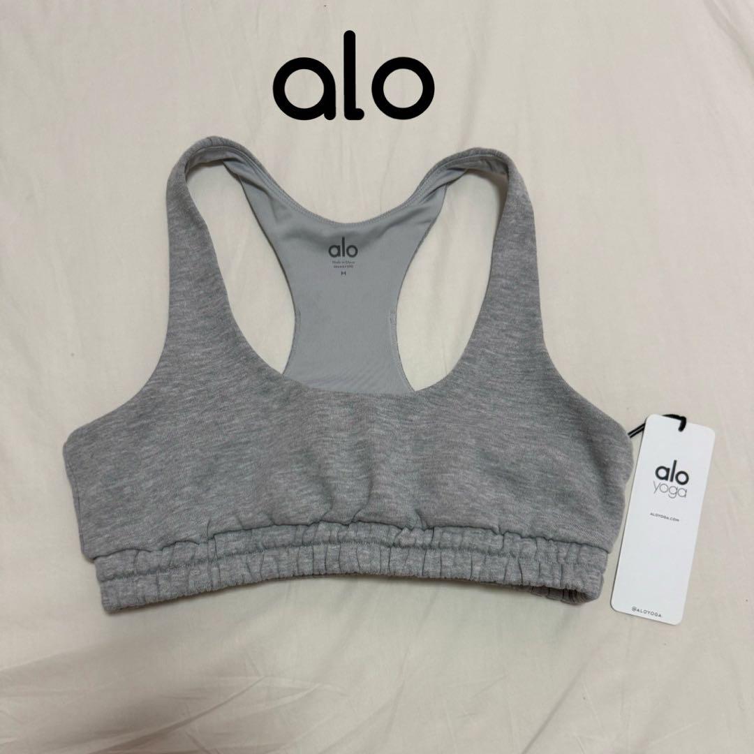 【オープニング大セール】 yoga 新品]alo トップス ヨガウェア スウェットシャツブラトップ ヨガ・ピラティス