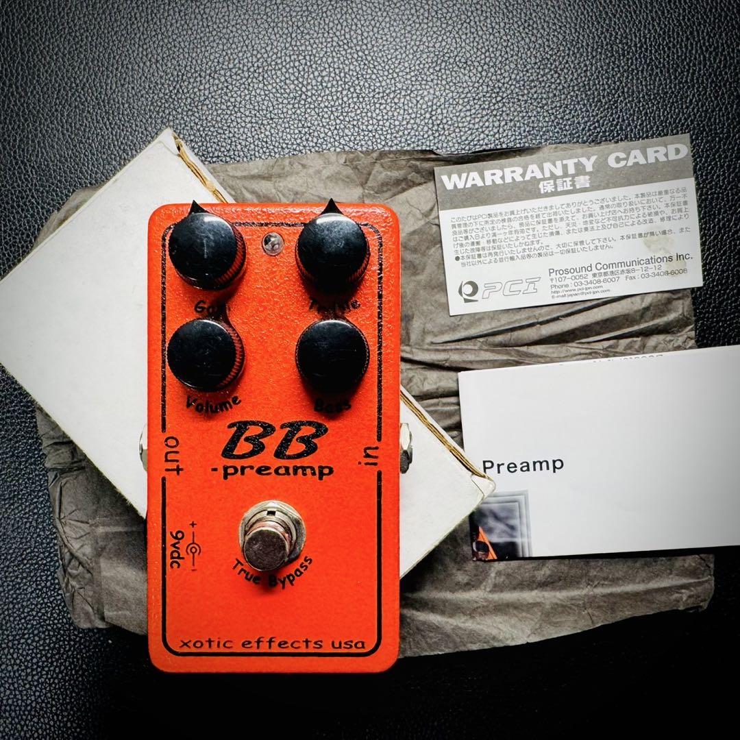 布袋寅泰　Xotic Effects BB Preamp ギターエフェクター Amazon.com: Xotic Effects BB Preamp Overdrive Guitar Effects