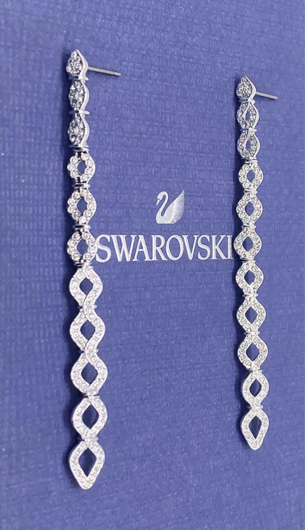 美品Swarovskiスワロフスキー レースピアス LACE PIERCE SWAROVSKI - 美品Swarovskiスワロフスキー レースピアス LACE