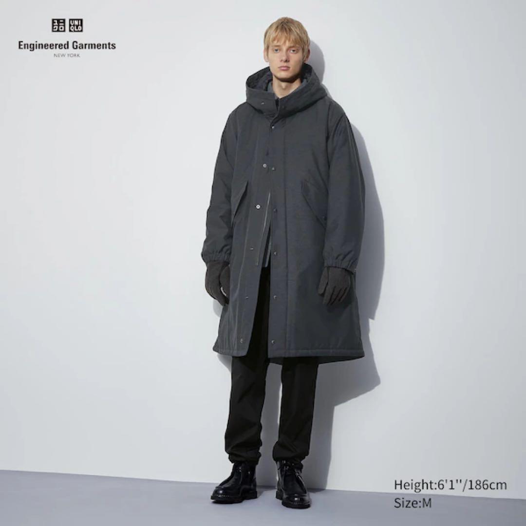 日本未発売ユニクロEngineered Garmentsモッズコートダークグレー ユニクロ エンジニアド ガーメンツ モッズコート（大人の