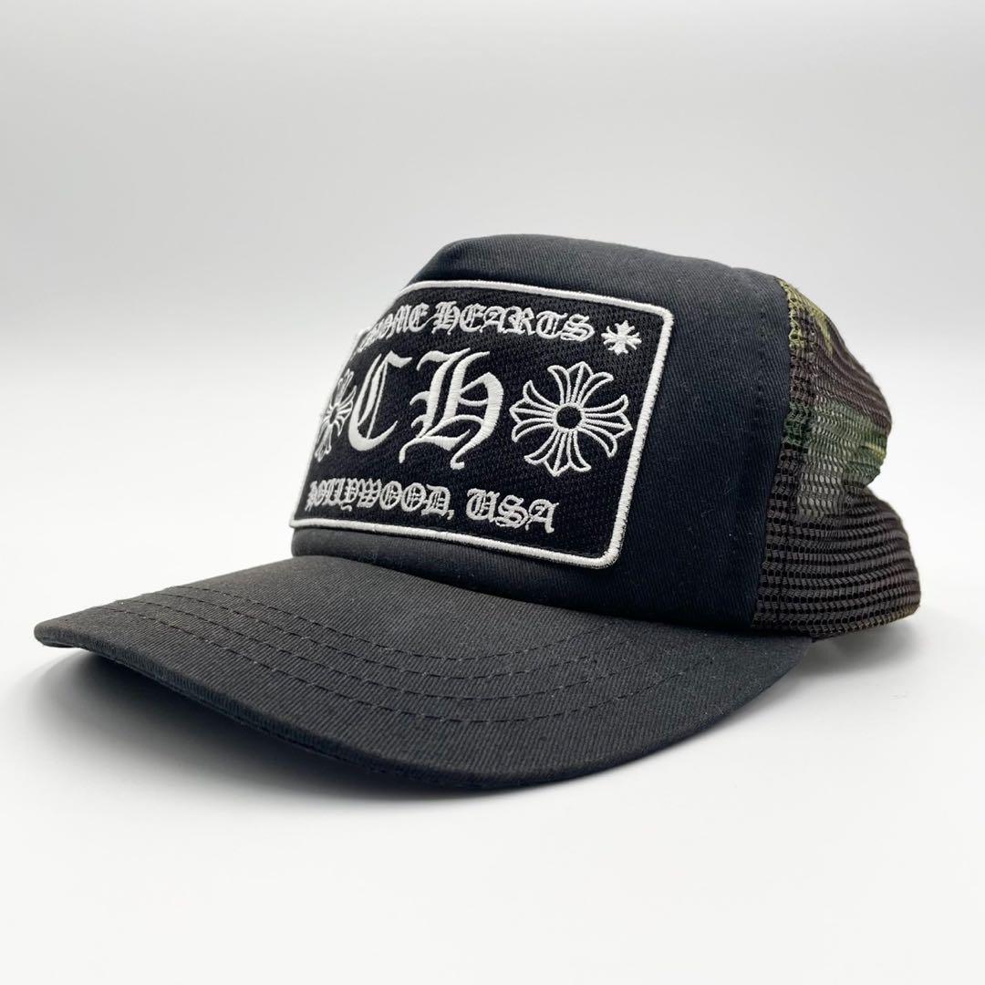 CHROME HEARTS 迷彩キャップ　黒キャップ　セット売りのみ対応 クロムハーツ】クロムハーツ レプリカ 迷彩 キャップ NYにて購入