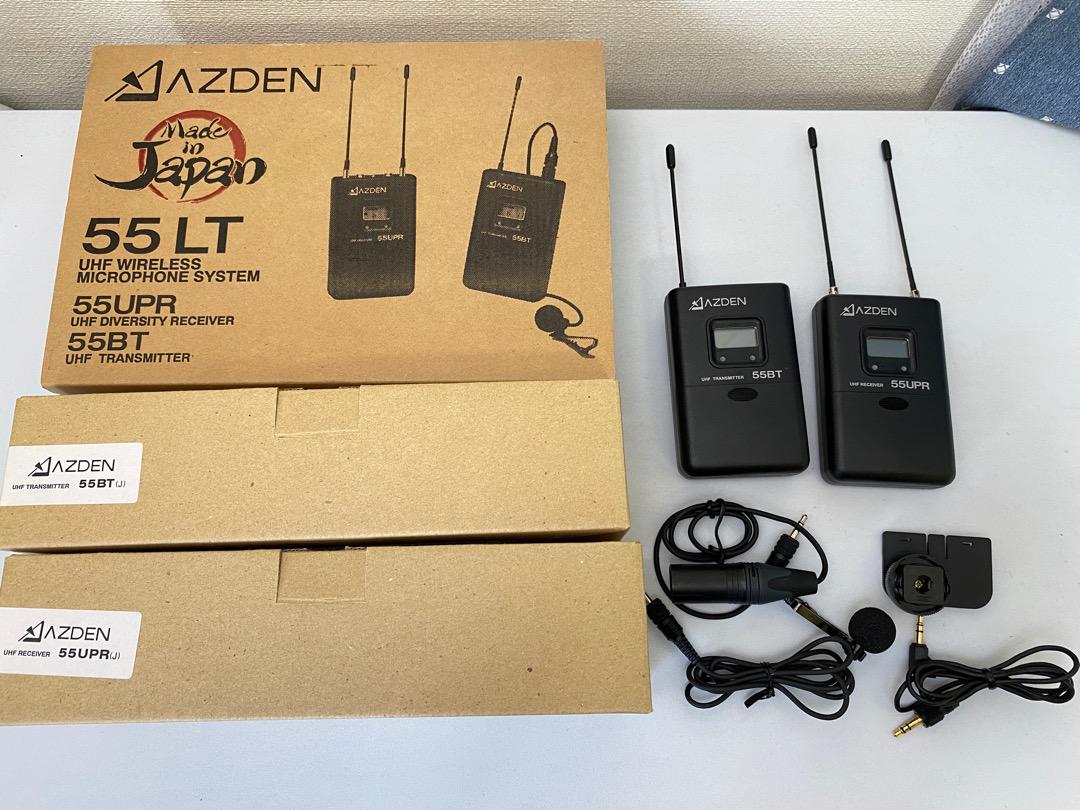 AZDENアツデンワイヤレスマイク55BT 56UPR 新スプリアス 完動品 AZDENアツデンワイヤレスマイク55BT 56UPR 新スプリアス 完動品