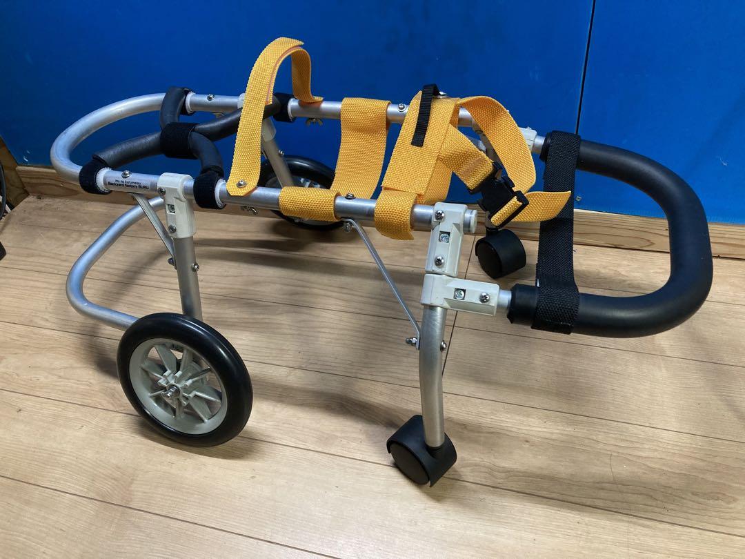 chocon　犬用車椅子　４輪あご乗せ　犬の歩行器　柴犬　シニア犬　介護 犬の車椅子小型犬用4輪車+アゴ乗せ付 （chocon様専用 犬用