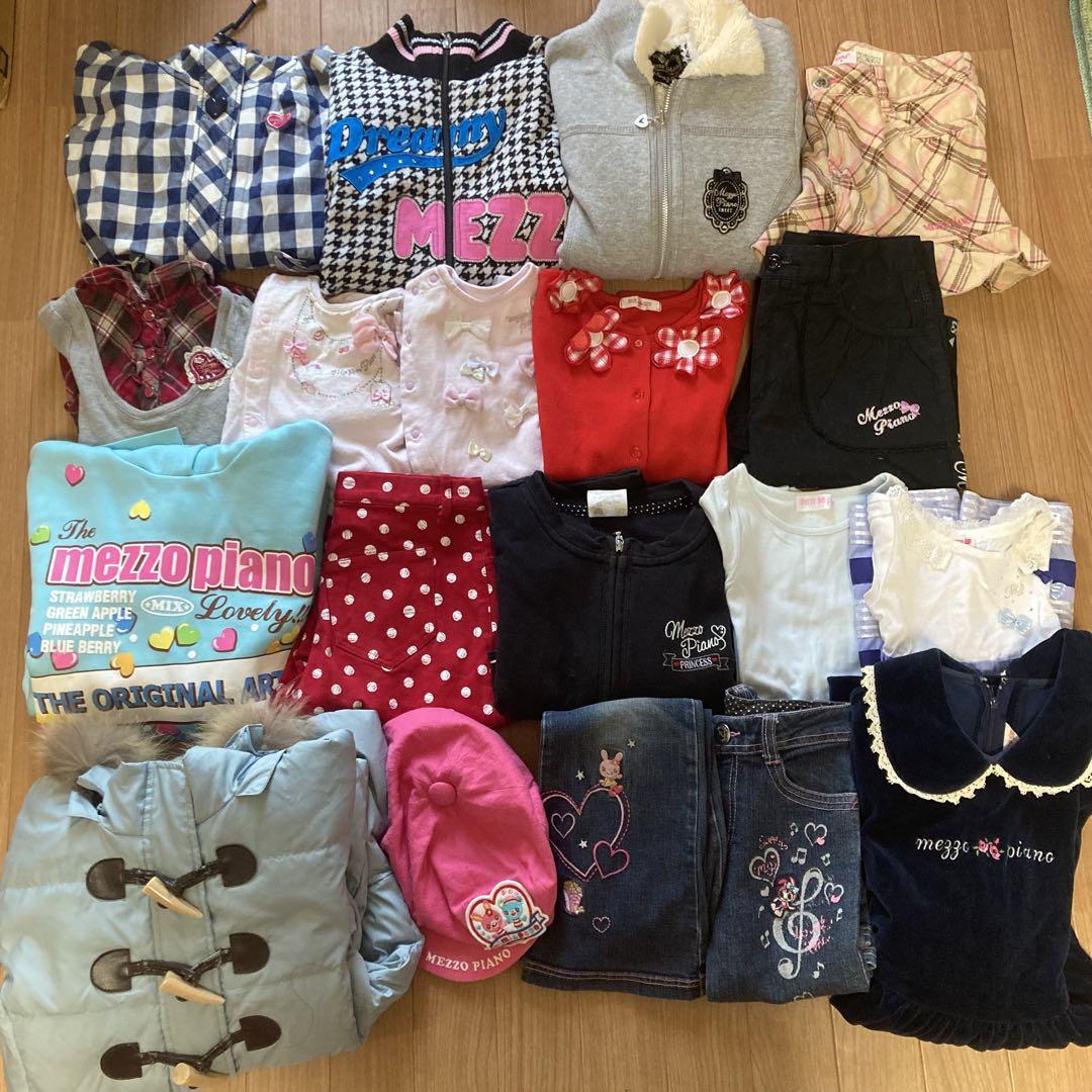 mezzo piano他 51着セット ナルミヤ（リンク】ニットベスト