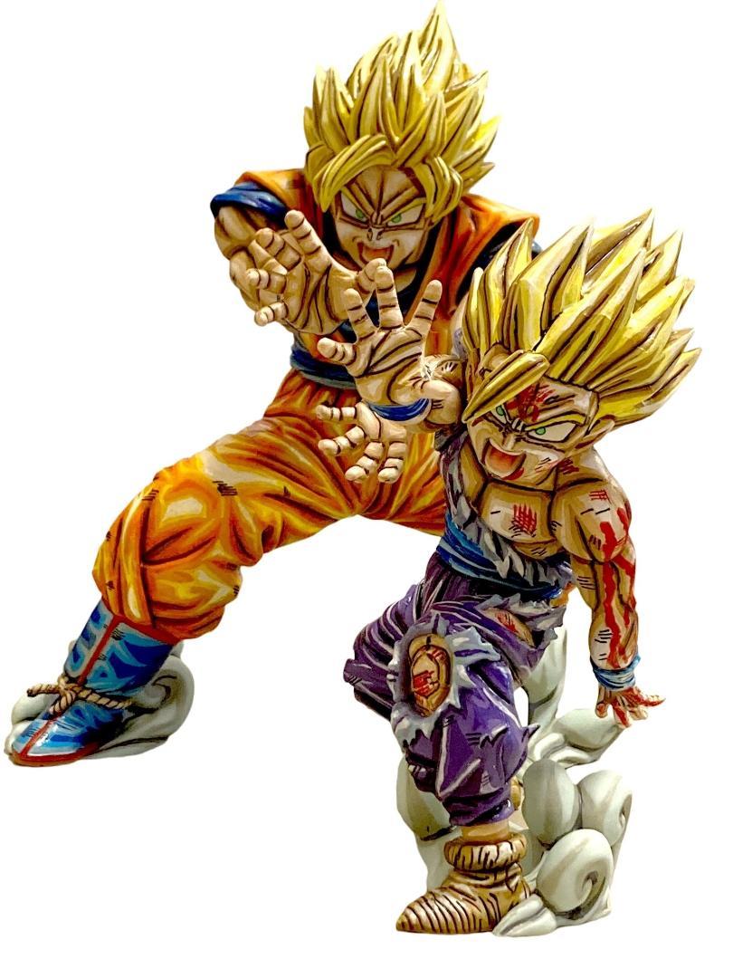 ドラゴンボール　親子かめはめ波　リペイント ドラゴンボール リペイント フィギュア ドラゴンボールZ 親子