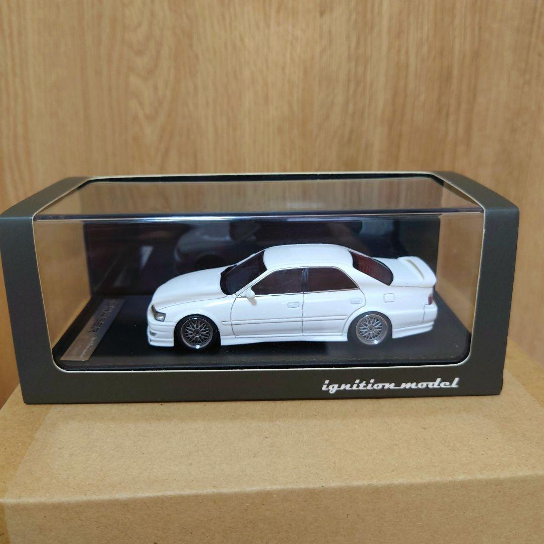 イグニッションモデル チェイサーツアラーV 1/43 ホワイト BBSホイール イグニッションモデル チェイサーツアラーV 1/43 ホワイト BBS