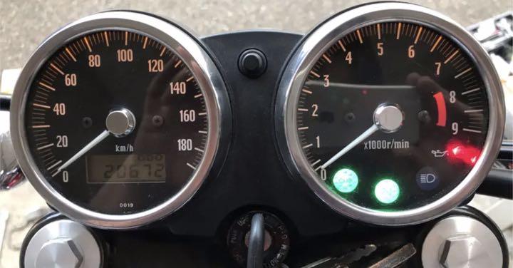 Kawasaki W650 純正メーター （メーター交換 デイトナVELONA80