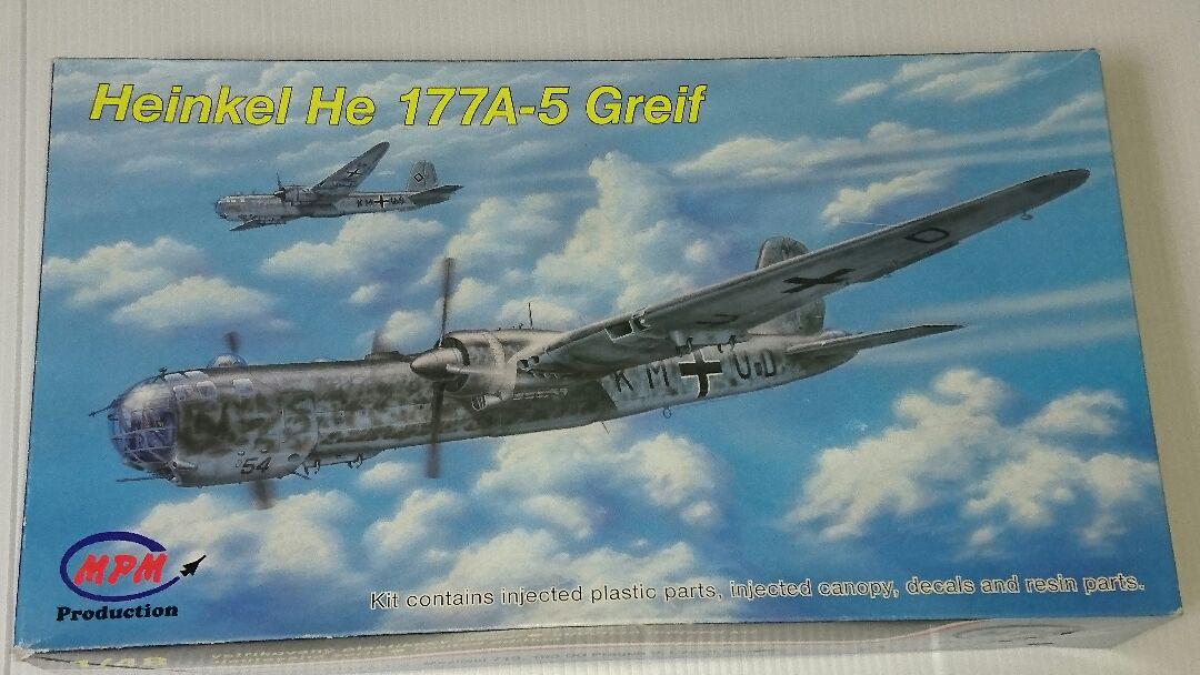 ハインケル　グライフ　177 1/48 Amazon | MPM 1/48 He177A-5 グライフ 重爆撃機 レジンパーツ付
