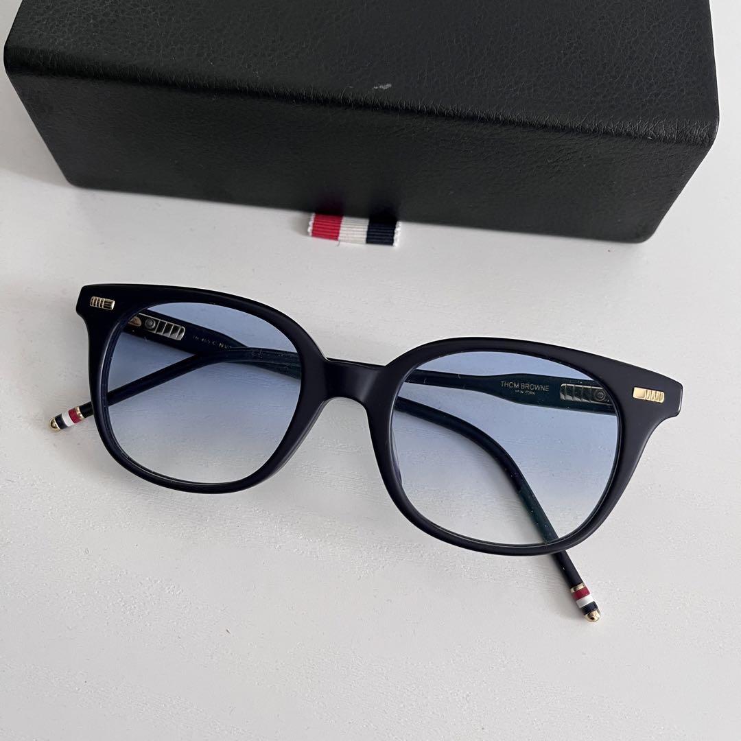 THOM BROWNE TB-405-C-NVY-40 サングラス トムブラウン トムブラウン THOM BROWNE メガネ サングラス TB-405-C-T-NVY-47