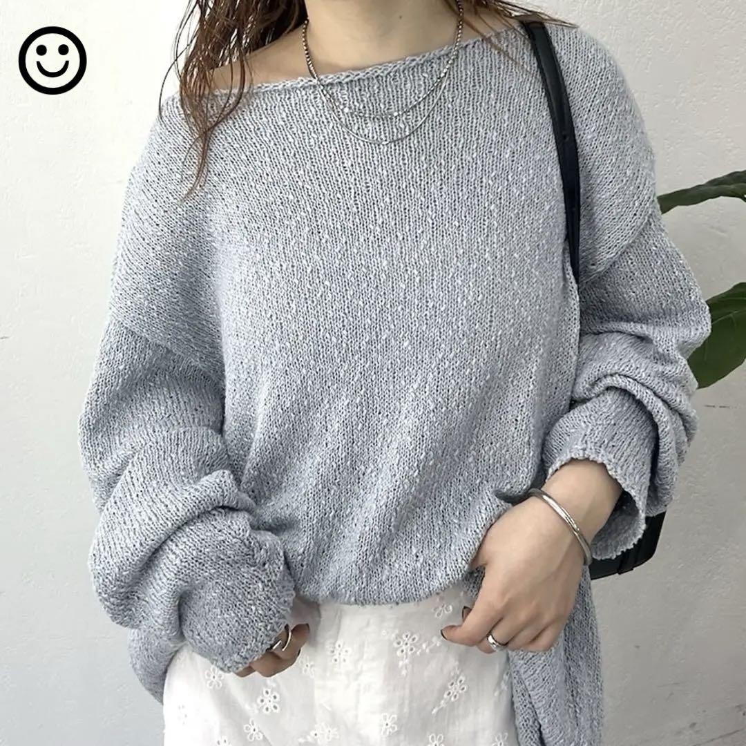 mystic スラブシアースキッパーニット スラブシアースキッパーニット（ニット/セーター）｜mystic