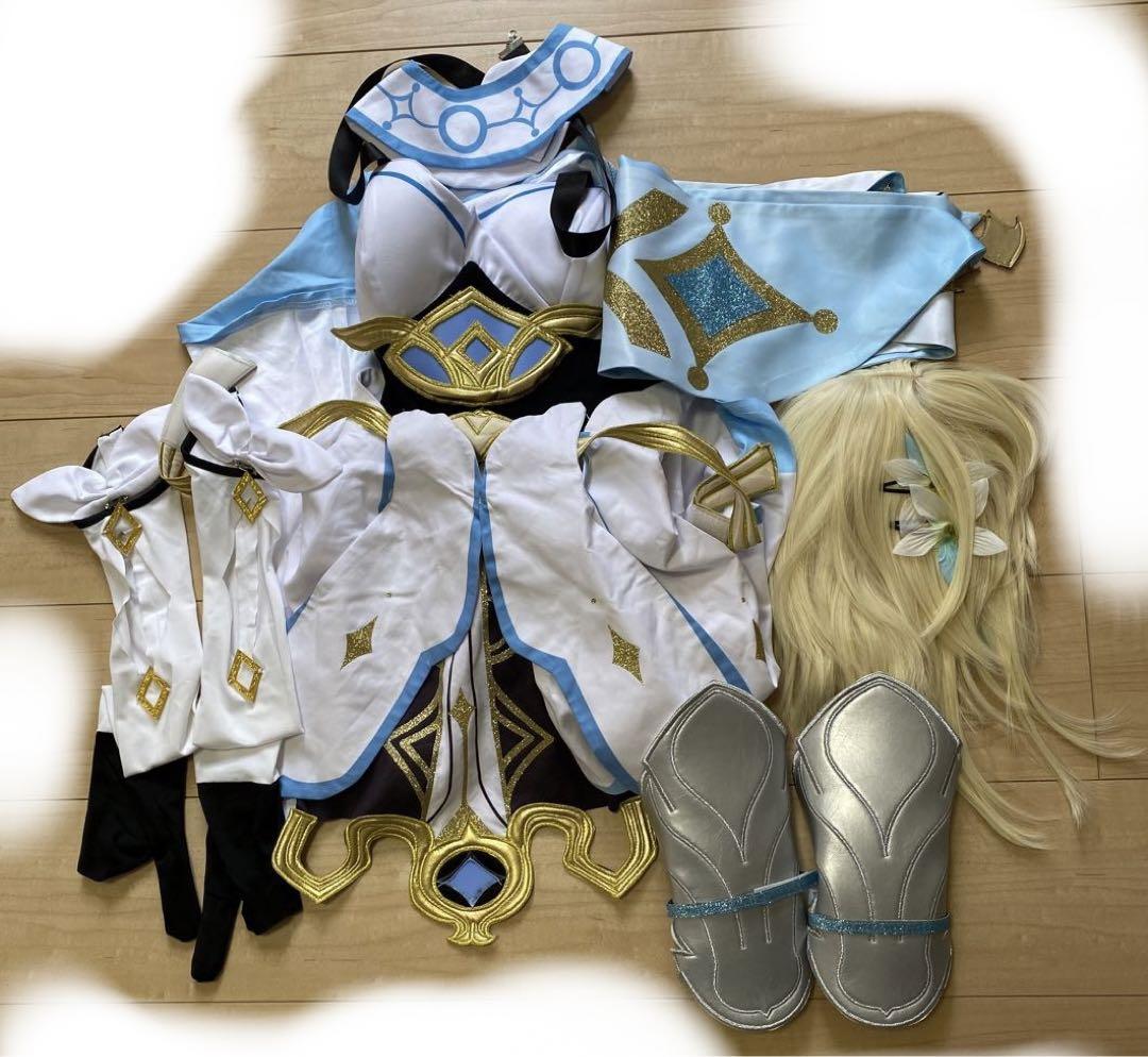 原神　旅人　蛍　江南喵喵 コスプレ衣装 Sサイズ 原神 旅人(蛍) コスプレ衣装 猫屋小舗 Sサイズ ウィッグ