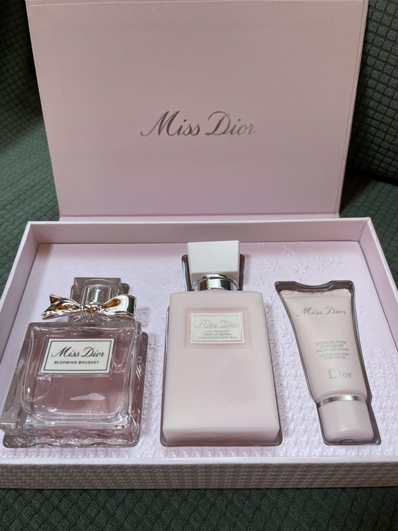 Miss Dior オードトワレ・ボディミルク・ハンドクリームのギフト
