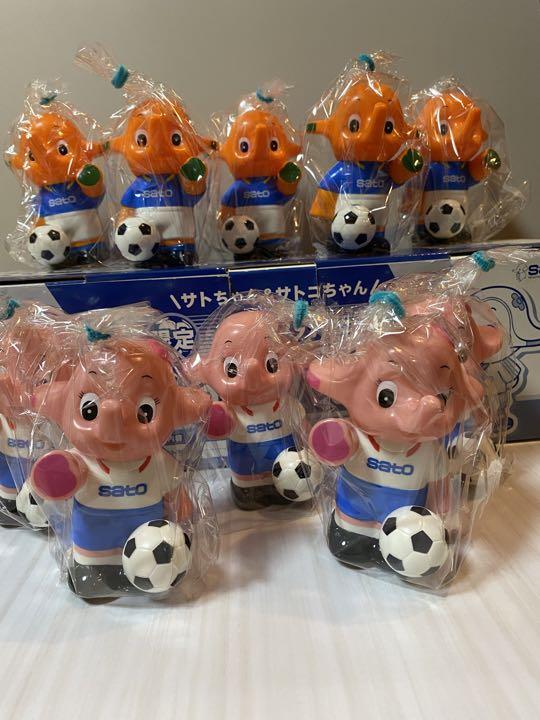 サトちゃん & サトコちゃん コインバンク 10体セット　ミネソタ・ツインズ サトちゃん サトコちゃん サッカー コインバンク10体セット