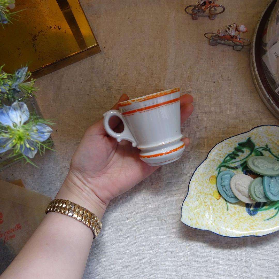 希少　19世紀　フランス　アンティーク　コーヒーカップ　ブリュロ　ティーカップ 希少 19世紀 フランス アンティーク コーヒーカップ ブリュロ