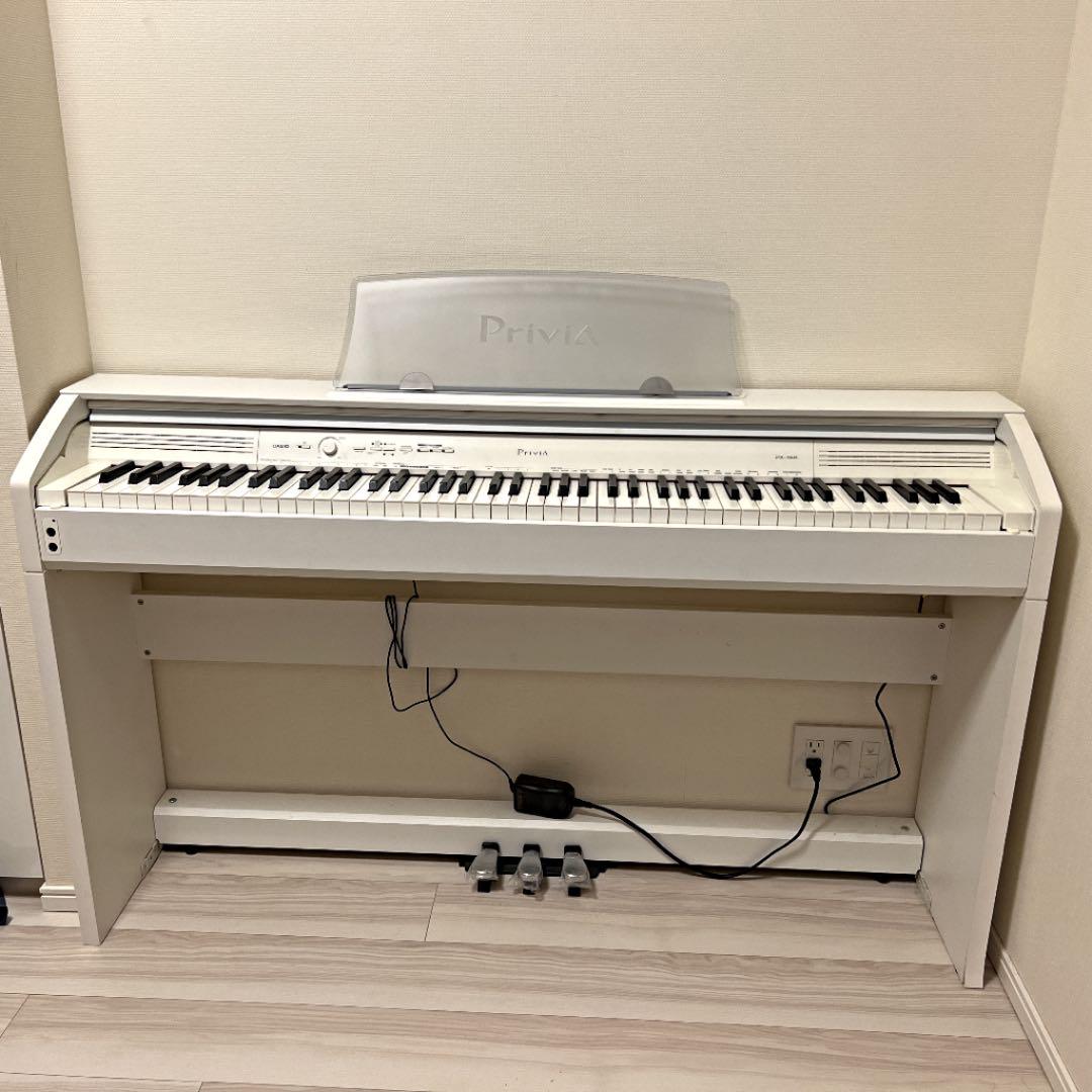 近隣地域限定送料無料❗️電子ピアノ CASIO PX-760WE 2015年製 カシオ PX-760WEの中古電子ピアノを格安で販売