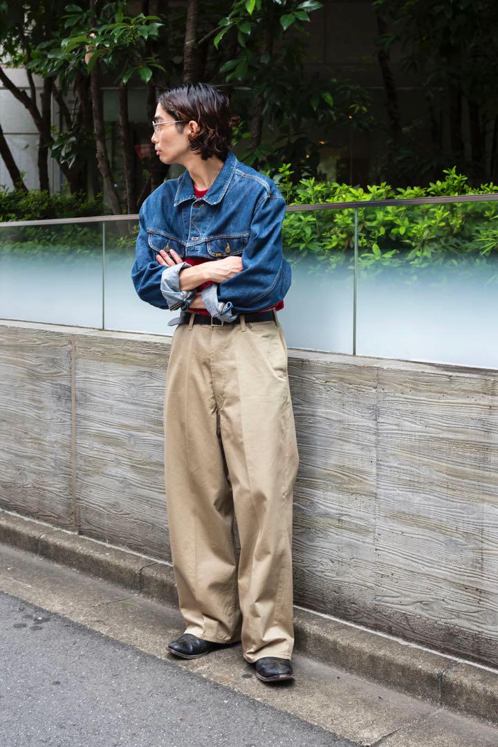 未使用 CANTATE Theren Dye Chinos Size 34 未使用 CANTATE Theren Dye Chinos Size 34（cantate カンタータ