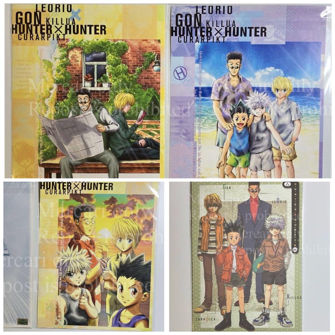 ハンター×ハンター 旧アニメ 紙類 グッズ 3枚セット ハンター×ハンター 旧アニメ 紙類 グッズ 3枚セット（ハンター