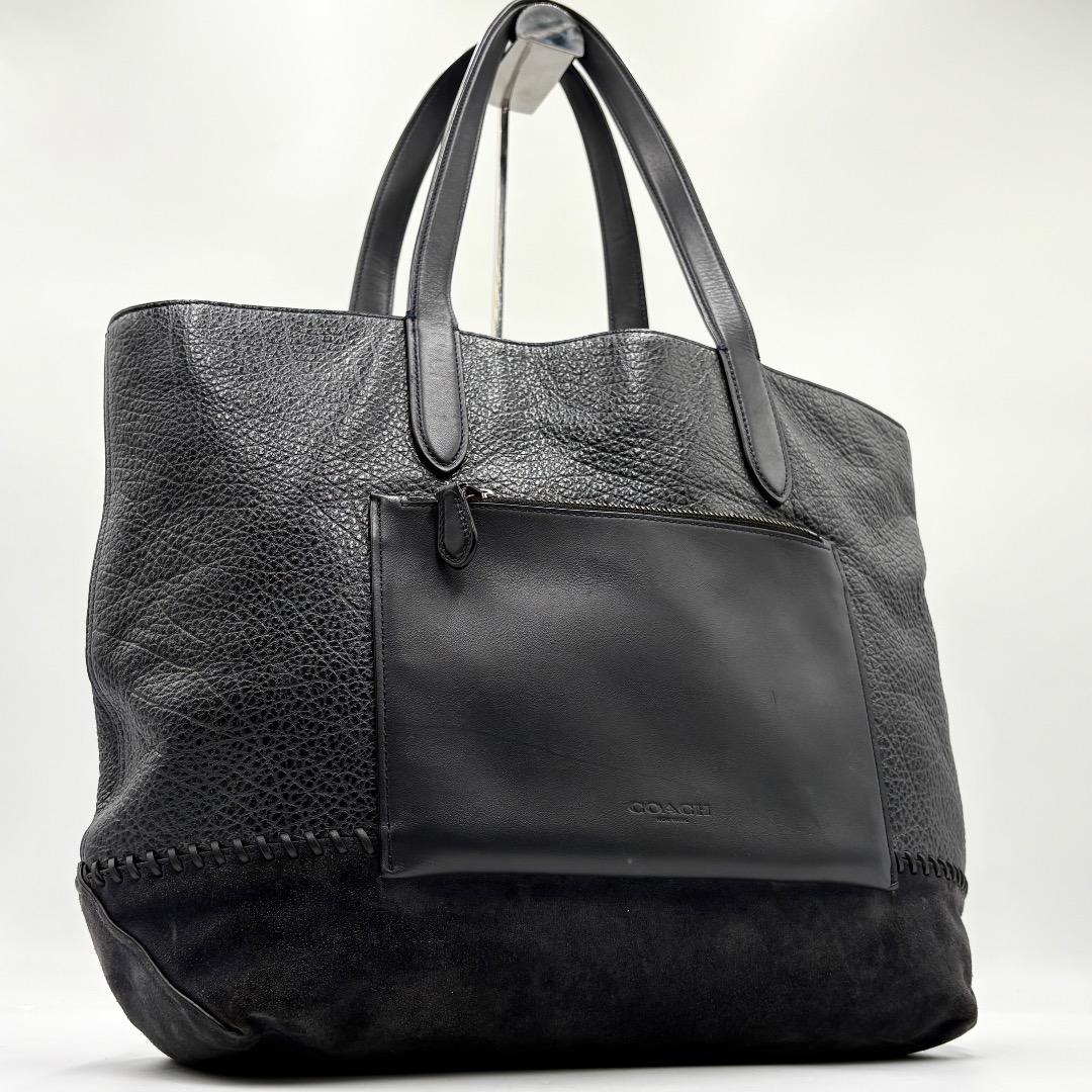 美品✨COACH メトロポリタン ステッチデザイン トートバッグ A4