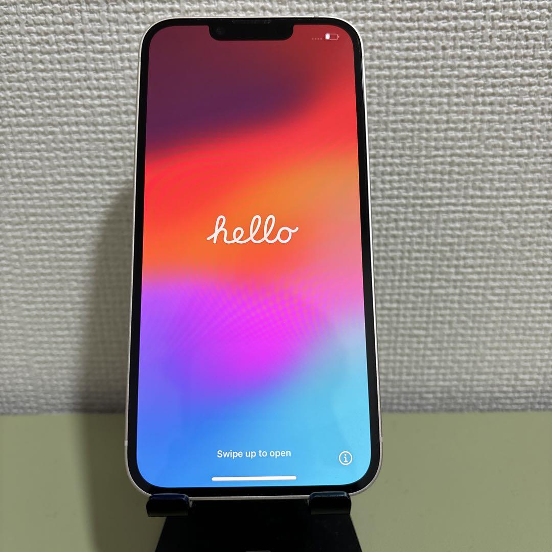 iPhone14 256GB ホワイト SIMフリー 使用品 バッテリー99