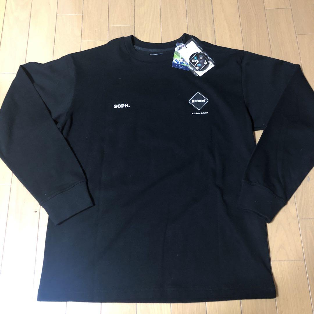 F.C.Real Bristol ブラック ロングスリーブカットソー（BLURRED