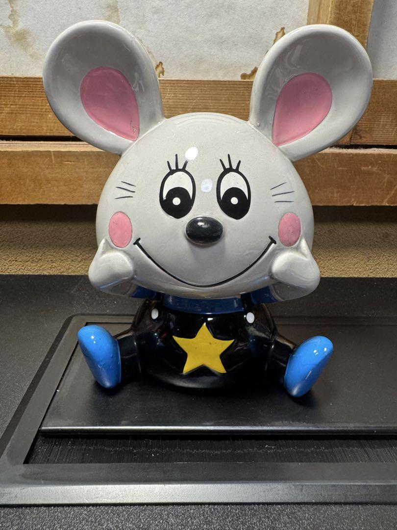 内藤ルネ　ミスターボブ　貯金箱　陶器 内藤ルネ ミスターボブ 貯金箱 陶器