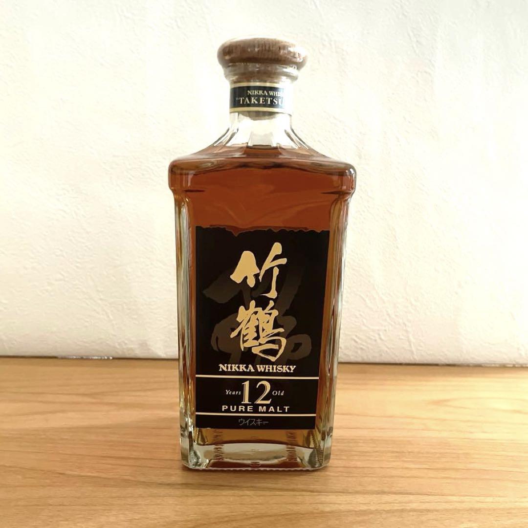 未開封　NIKKA ウイスキー　竹鶴　角瓶　12年　ピュアモルト　660ml 竹鶴 12年 ピュアモルト 角瓶 黒ラベル - 国内最大級お酒専門の
