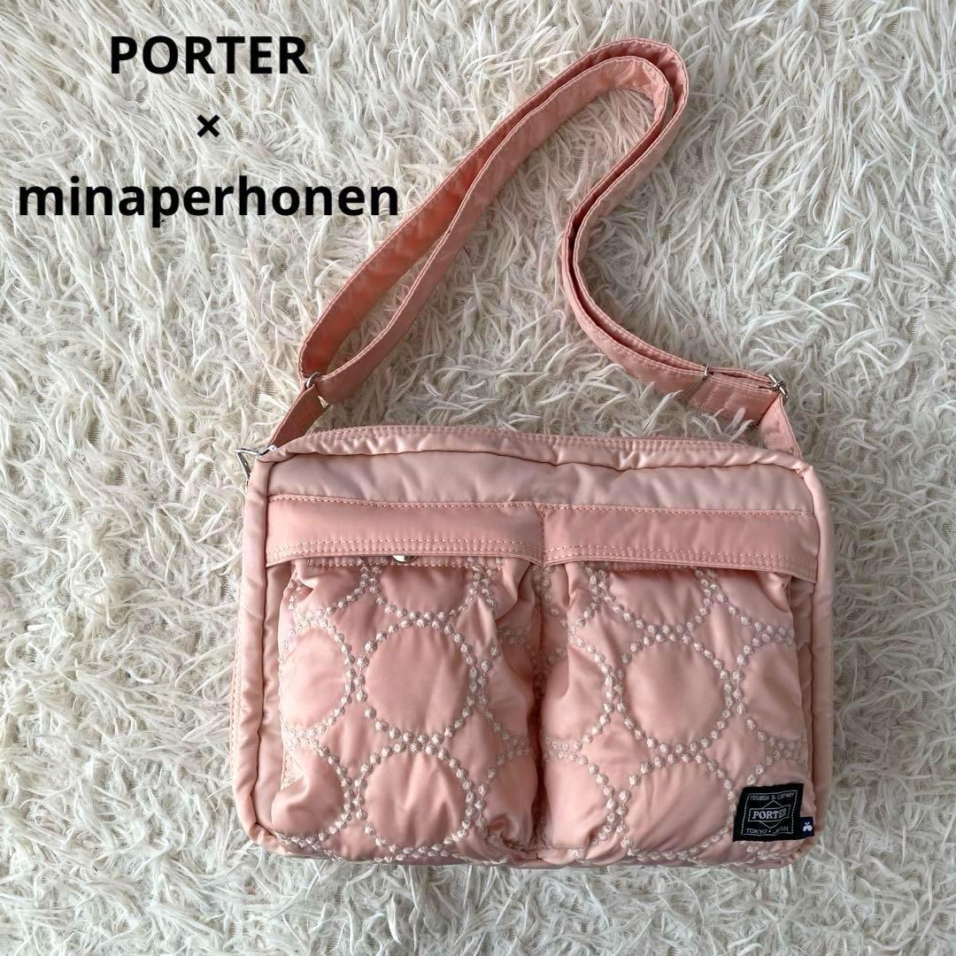 希少 PORTER × minaperhonen タンカー ショルダー バッグ 超希少 PORTER × minaperhonen ショルダーバッグ ポーター ミナ