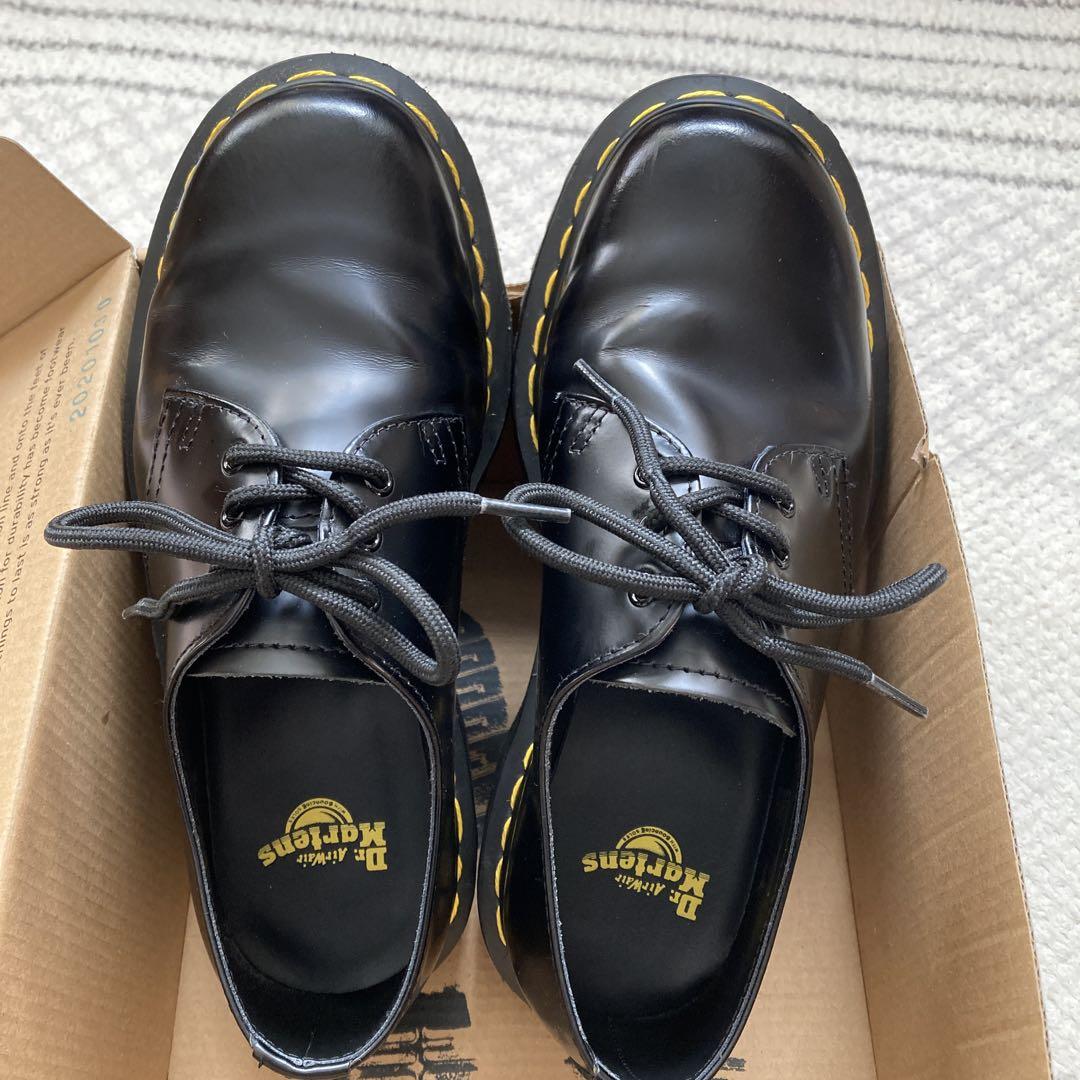 Dr. Martens 黒 レザー3ホール（Dr.Martens ドクターマーチン 27