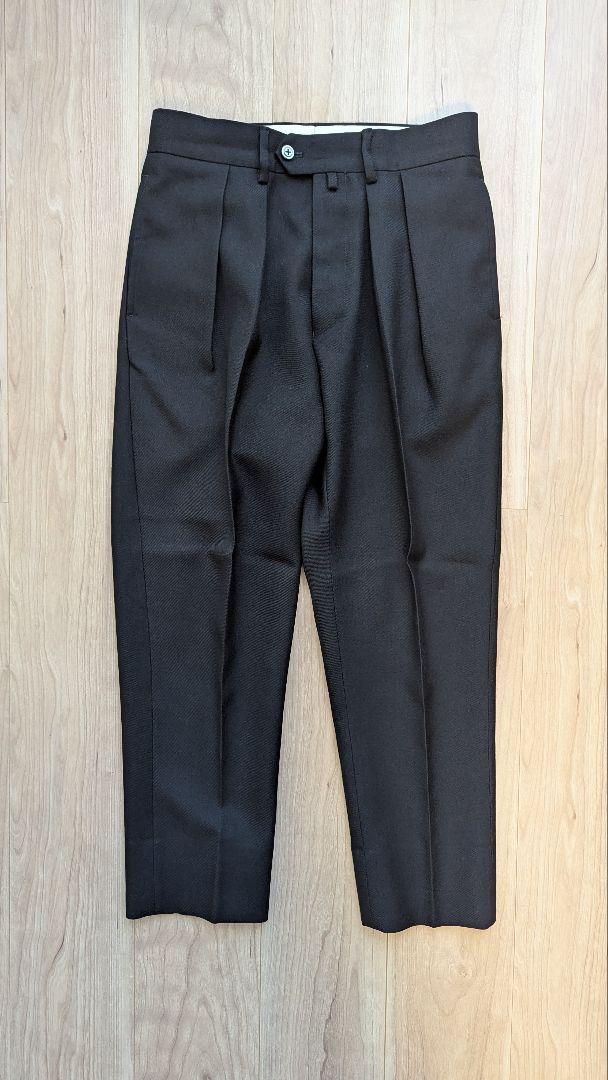 neat house オーダースラックス ワイド ブラック NEAT BLACK / ニート】別注 サイド アジャスター パンツ
