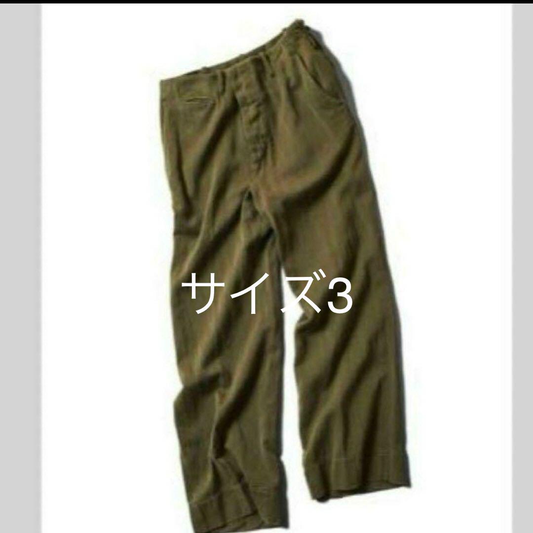 新品MAATEE&SONS CHINO TROUSER ドゥルン KHAKI 3（来季の個人