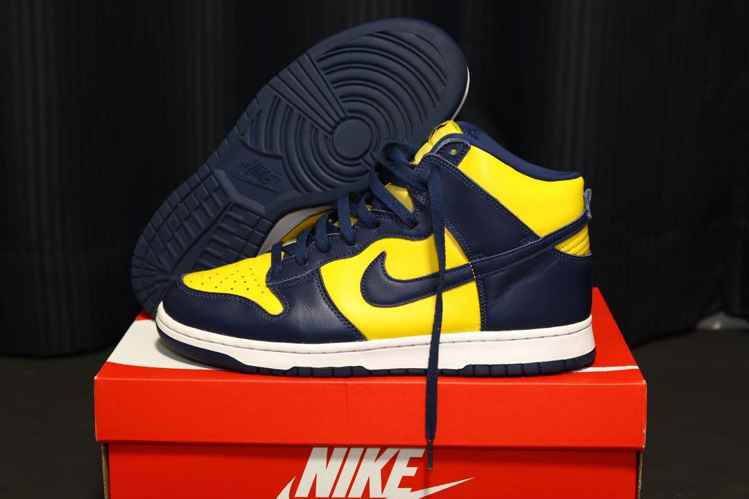 NIKESBダンク ミシガン28cm ナイキ ダンク ハイ ミシガン 28.5 nike バッシュ sk8