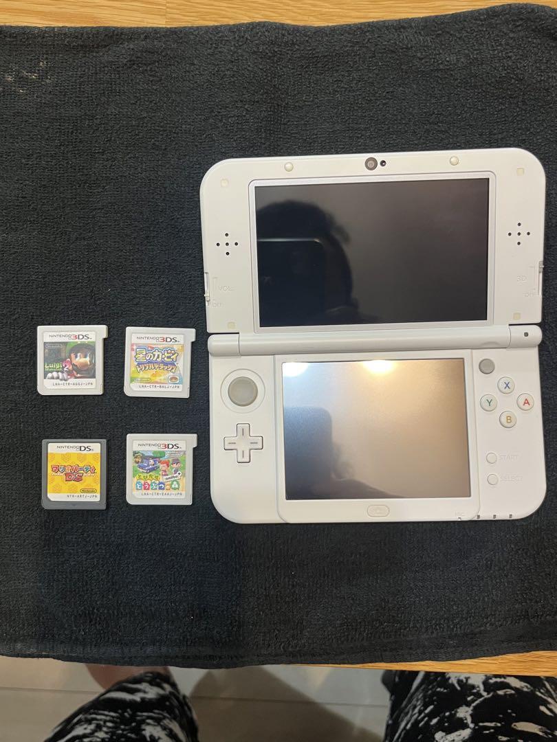 中古・美品】ニンテンドー3DS LL ホワイト ソフト4本 ソフト