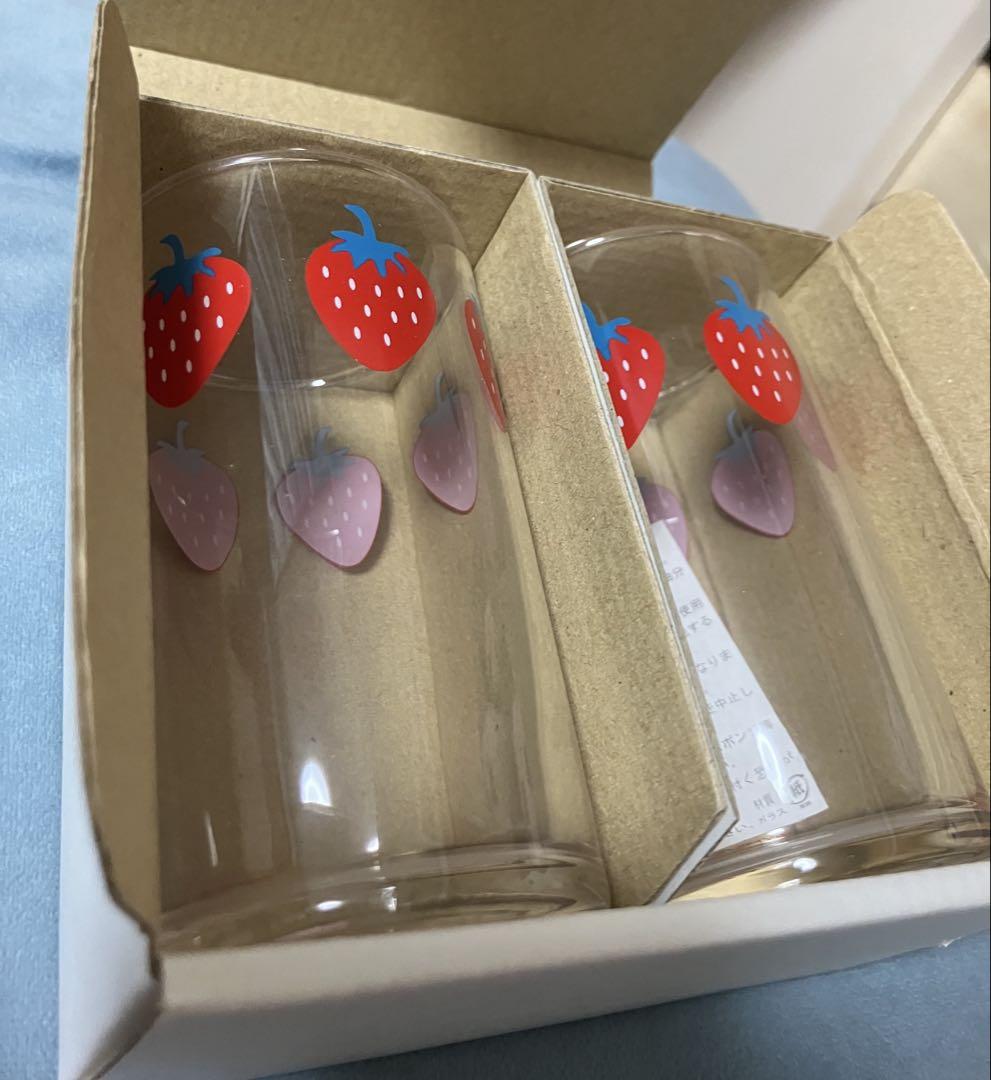 新品]NANA いちごのペアグラス 矢沢あい展（限定販売品！即決