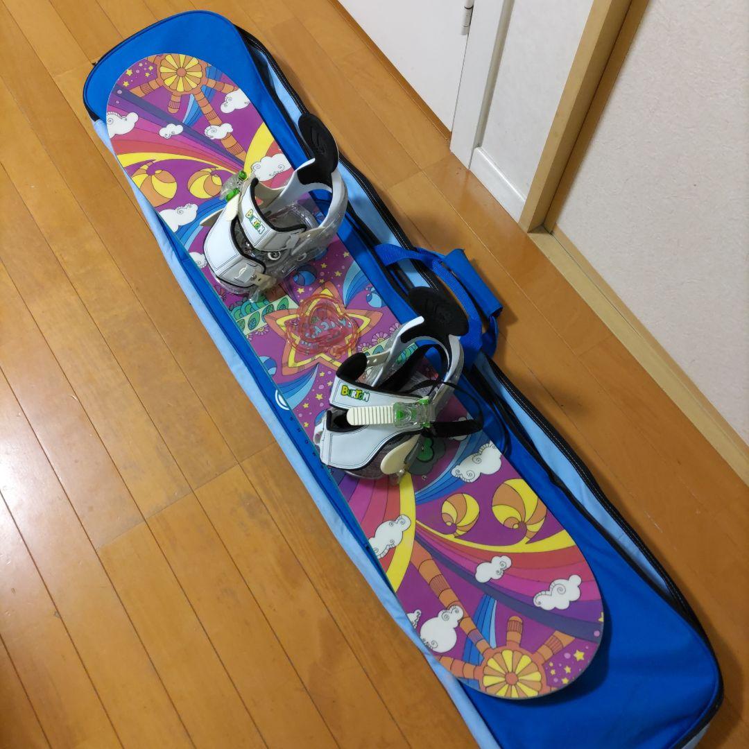 BURTON スノーボード Chicklet 120cm ＋ ビンディング付き Burton Chicklet Snowboard - Girls' - Kids