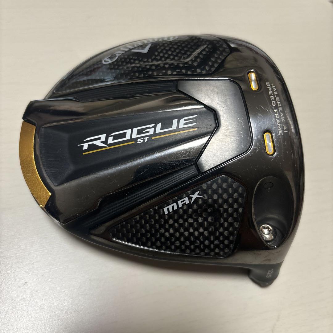 キャロウェイローグRogue ST MAX ドライバー　ヘッドのみ カバー有 キャロウェイ ローグST MAX D 9°ドライバー(ヘッドのみ