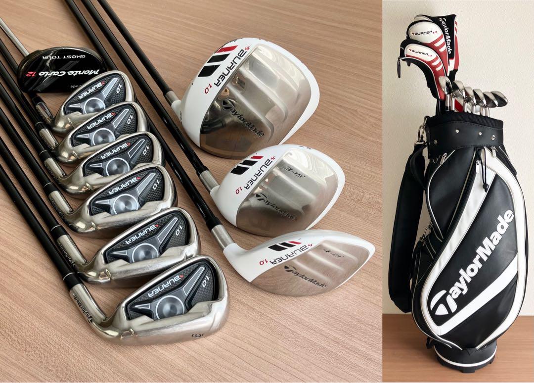 テーラーメイド　バーナー1.0　レディース　ゴルフセット　キャディバッグ付 TaylorMade ゴルフセット キャディバッグ付 BURNER GLOIRE