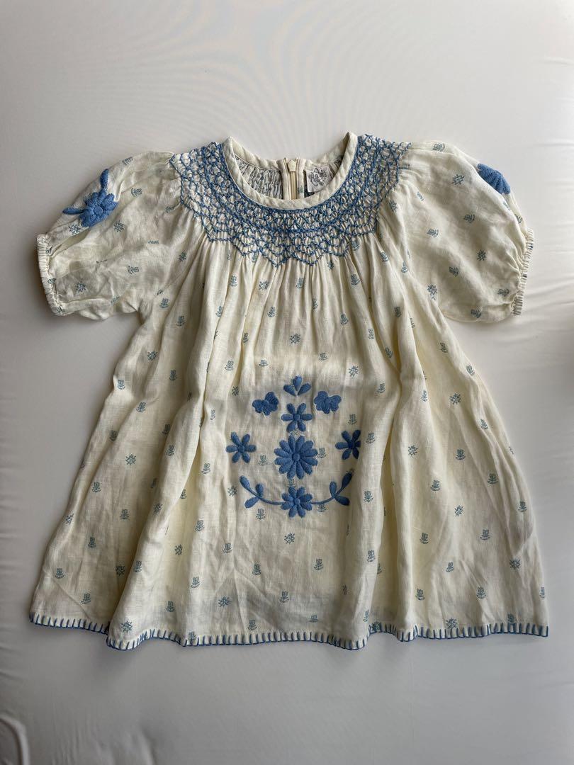 Apolina Cece Dress Folk Calico 3-5y（Apolina Kids | Wylder