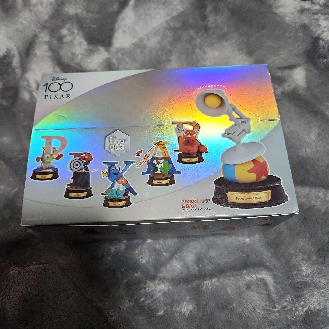 Disney 100 PIXAR ALPHABET ART 6体セット（Disney Pixar ABC