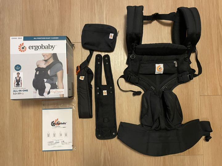 エルゴベビー ベビーキャリア OMNI360 クールエア ブラック