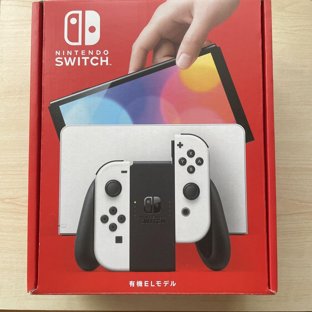 【ケース付き】Switch本体有機EL JCホワイト Switch本体有機EL JCホワイト テレビゲーム