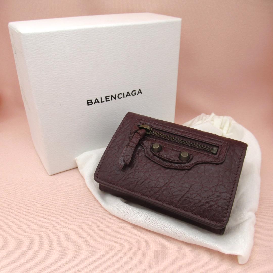 BALENCIAGA 477455 三つ折り財布 ネオクラシック ミニウォレット バレンシアガ クラシック ミニ ウォレット / 三つ折り財布