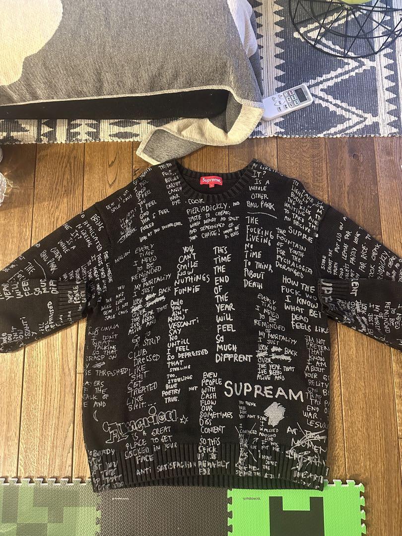 Supreme Gonz Poems Sweater Mサイズ（Buy Supreme Gonz Poems