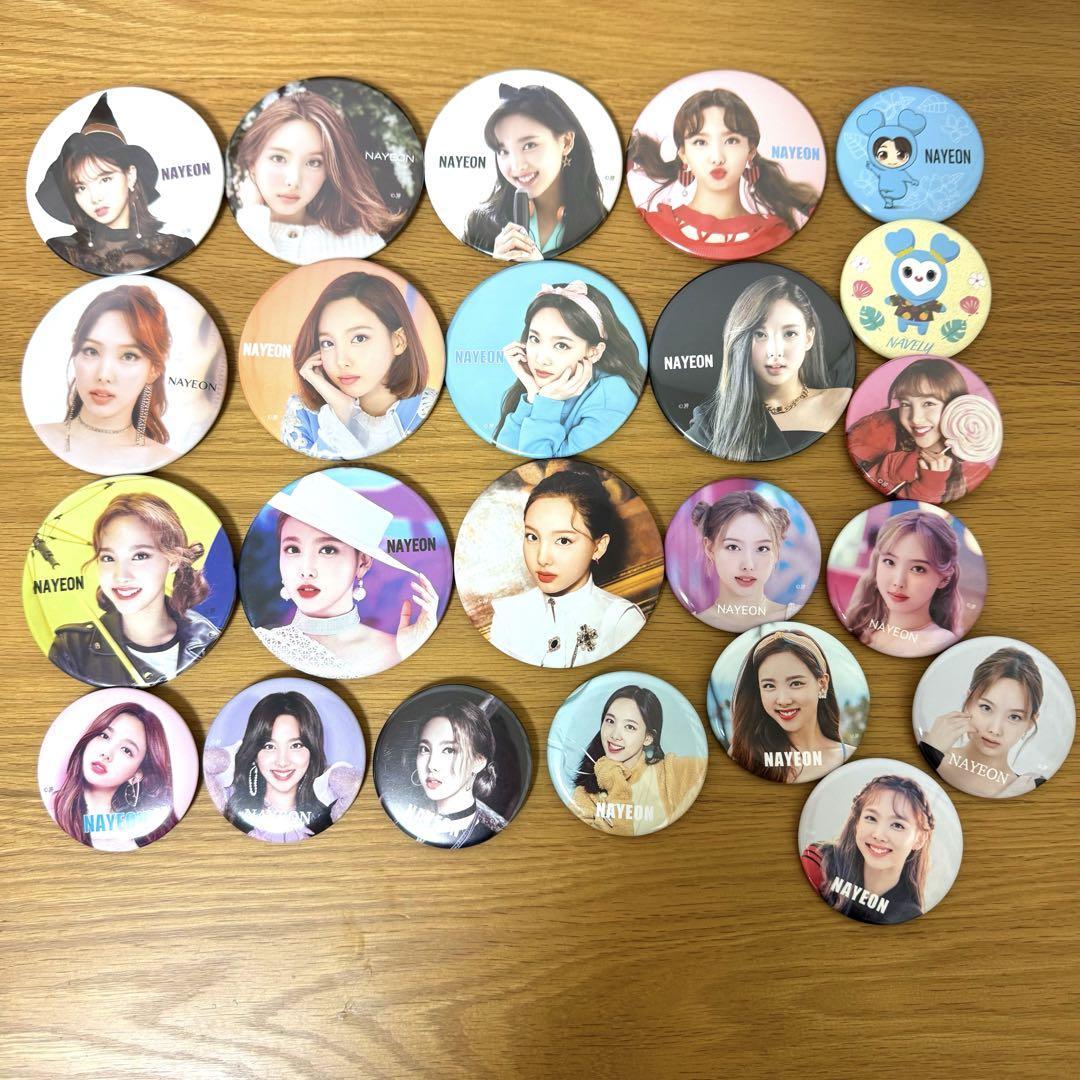 TWICE ナヨン 缶バッジ 缶バッチ マグネット 当選品 コンプ セット TWICE ナヨン 缶バッジ 缶バッチ マグネット 当選品 コンプ
